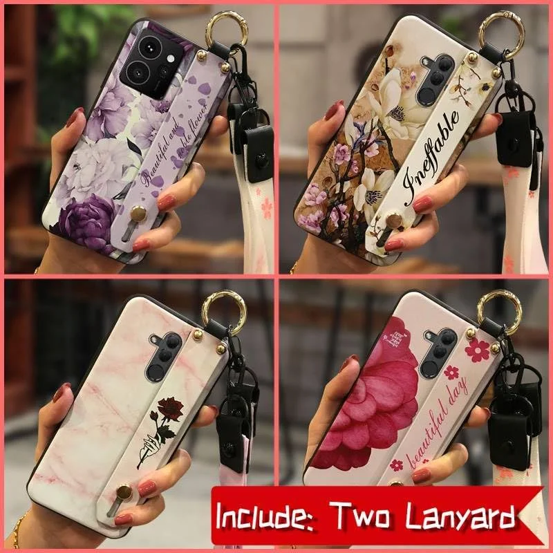 قاب گوشی سازگار با نوکیا HMD Skyline، کاور پشتی ضد ضربه نرم، بند مچی بادوام، طراحی بند گردنی، حلقه بند انگشتی طرح گل قاب گوشی سازگار با نوکیا HMD Skyline، کاور پشتی ضد ضربه نرم، بند مچی بادوام، طراحی بند گردنی، حلقه بند انگشتی طرح گل