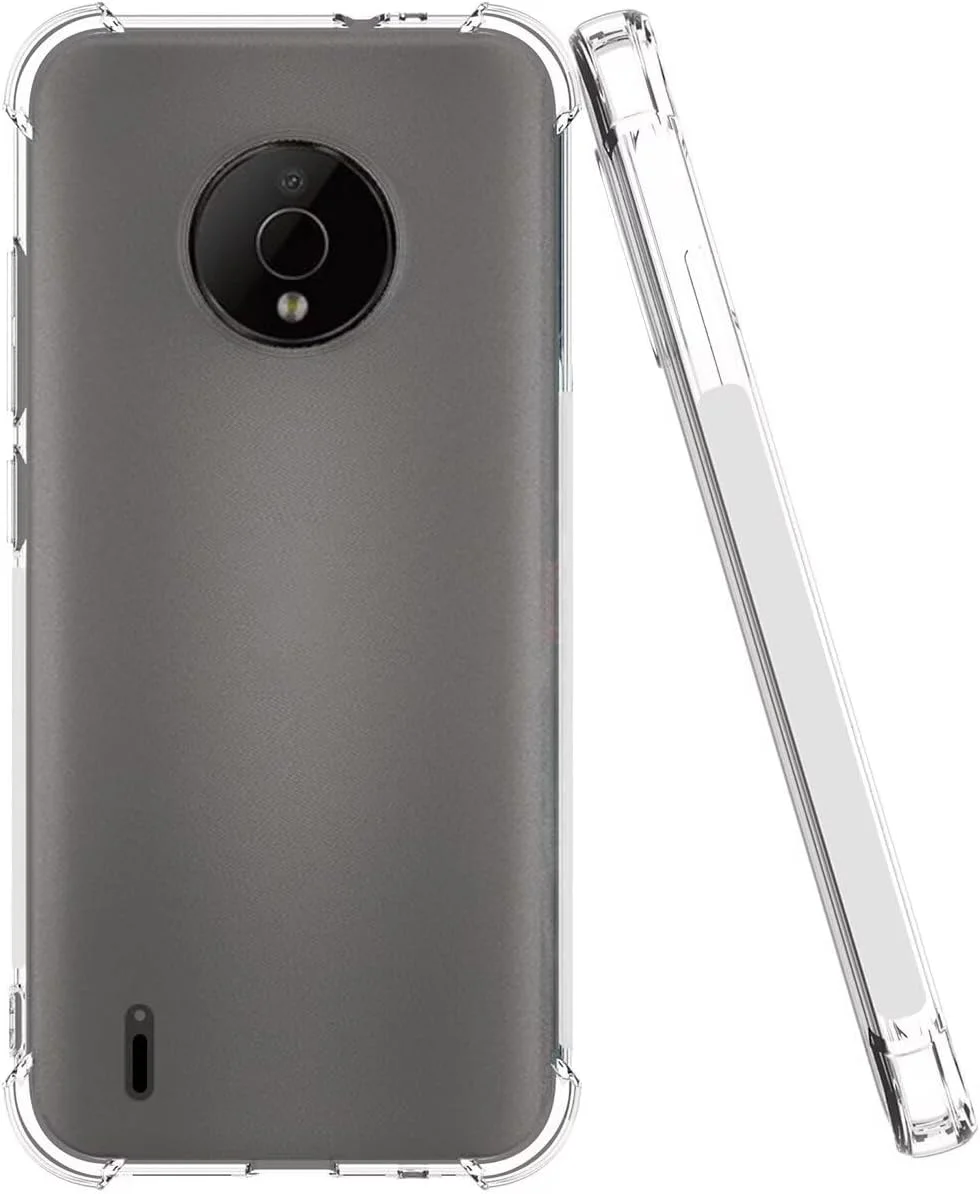 کاور یریبل برای نوکیا C200، کاور زیبا برای نوکیا C200 مدل N151DL TA-1437، کاور شفاف و انعطاف پذیر TPU سیلیکونی نرم