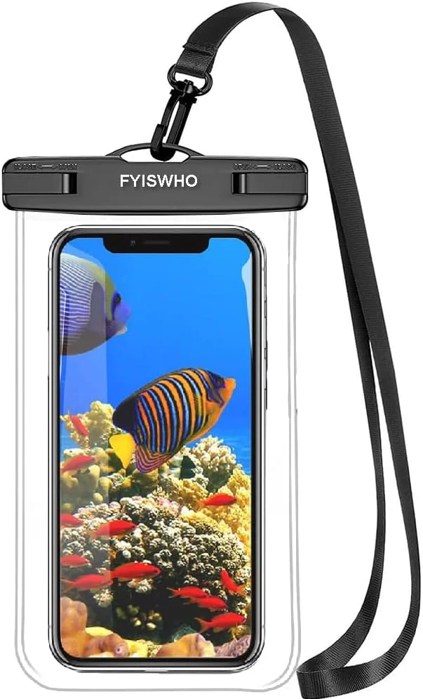 کیف ضد آب گوشی موبایل FYISWHO، شفاف، کیف موبایل ضد آب زیر آب برای نوکیا 950 640 XL 540 550 650، کیف ضد آب برای نوکیا 5.4 5.3 5.1 4.2 3.4 3.2 3.1 3 2.4 2.3 2.2 2.1 2 1.4 1.3 1
