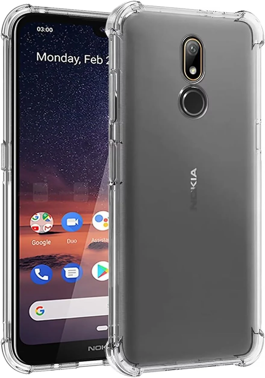 کاور یریبل برای گوشی نوکیا 3.2 مدل TA-1156 TA-1159، کاور زیبا، بامپر انعطاف پذیر شفاف TPU، کاور سیلیکونی لاستیکی نرم برای گوشی نوکیا 3.2، شفاف کاور یریبل برای گوشی نوکیا 3.2 مدل TA-1156 TA-1159، کاور زیبا، بامپر انعطاف پذیر شفاف TPU، کاور سیلیکونی لاستیکی نرم برای گوشی نوکیا 3.2، شفاف