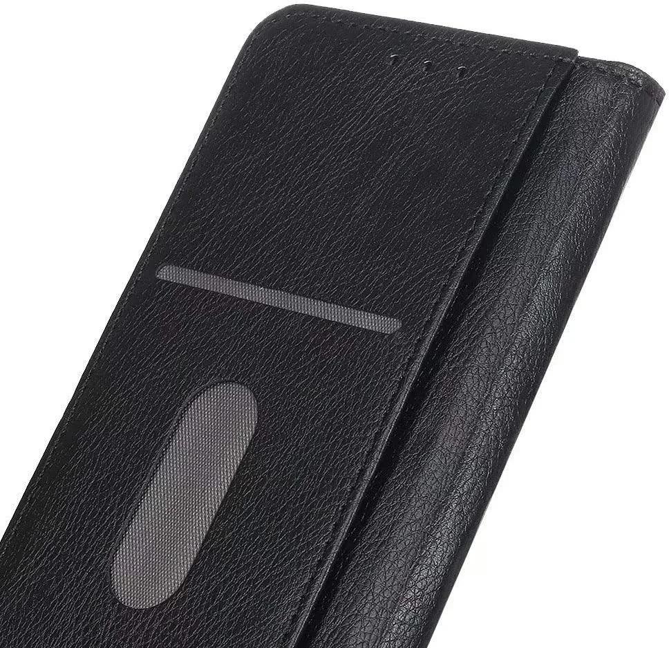 کاور گوشی نوکیا 5.4، دارای جای کارت، پایه نگهدارنده، TPU + چرم PU، کاور محافظ تاشو برای نوکیا 5.4 (مشکی)