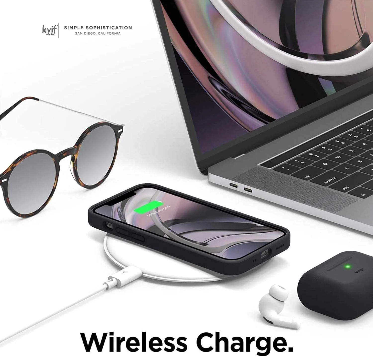 کاور محافظ گوشی نوکیا C200 مدل KJYF، کاور ضربه گیر با محافظت 360 درجه، کاور سیلیکونی نرم و نازک تمام بدنه برای نوکیا C200 (6.1 اینچ) - طرح سنگ مرمر