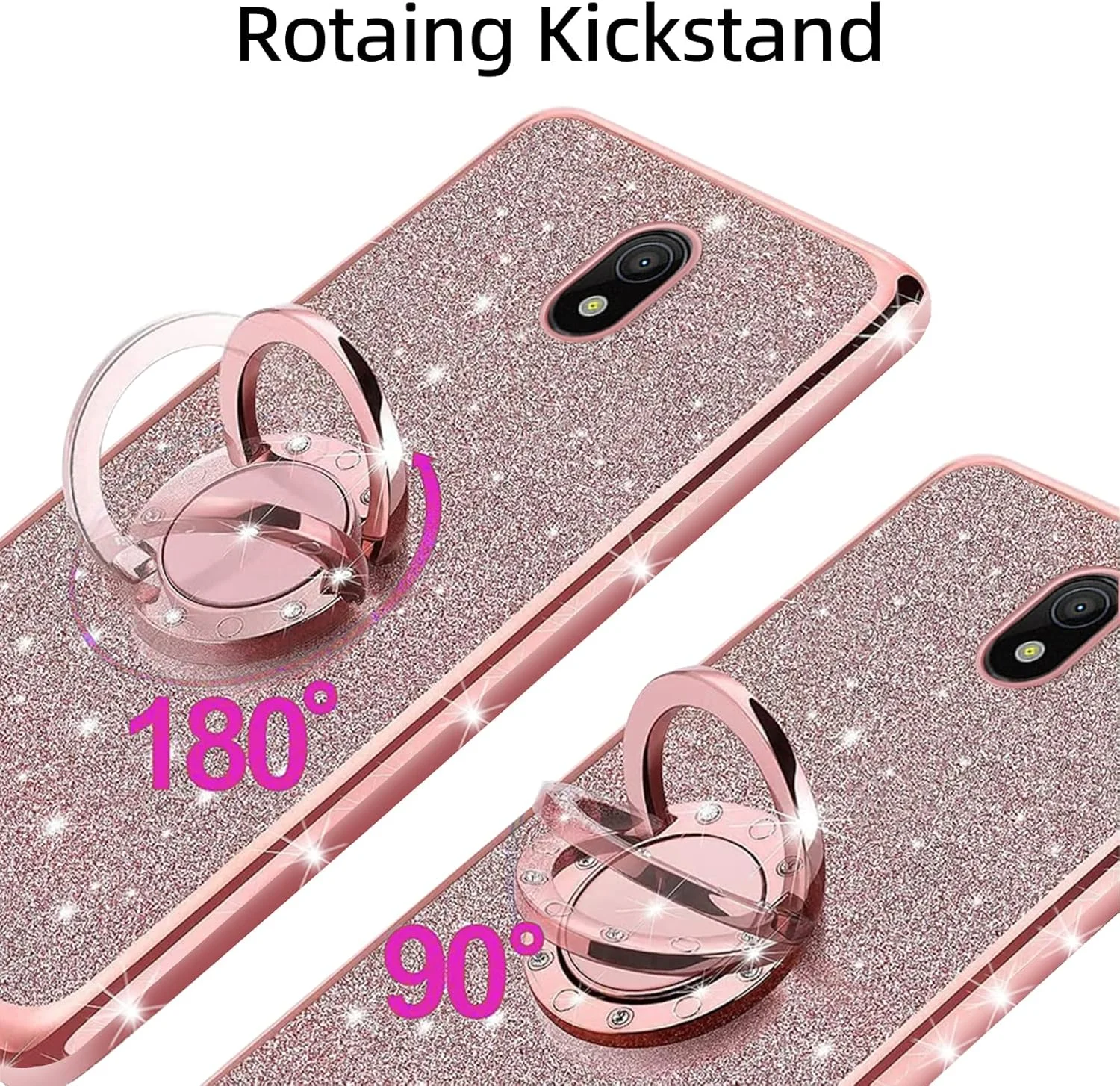 کاور محافظ گوشی کودینی مناسب برای نوکیا C100، کاور نرم، شفاف و درخشان TPU با استند و بند برای نوکیا C100 مدل N152DL (رز درخشان) کاور محافظ گوشی کودینی مناسب برای نوکیا C100، کاور نرم، شفاف و درخشان TPU با استند و بند برای نوکیا C100 مدل N152DL (رز درخشان)