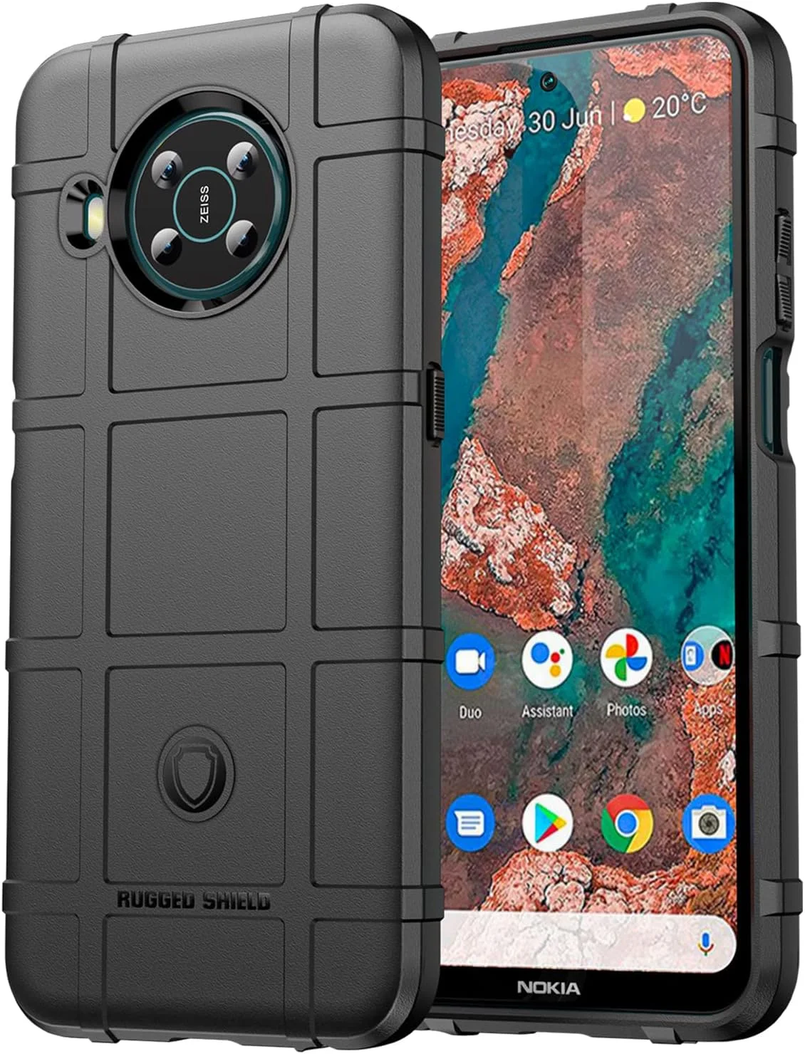 کاور محافظ گوشی موبایل Monwutong مناسب برای نوکیا X100، کاور باریک و مقاوم با محافظت در برابر ضربه، افتادن و محافظ لنز دوربین برای نوکیا X100 HD مشکی کاور محافظ گوشی موبایل Monwutong مناسب برای نوکیا X100، کاور باریک و مقاوم با محافظت در برابر ضربه، افتادن و محافظ لنز دوربین برای نوکیا X100 HD مشکی