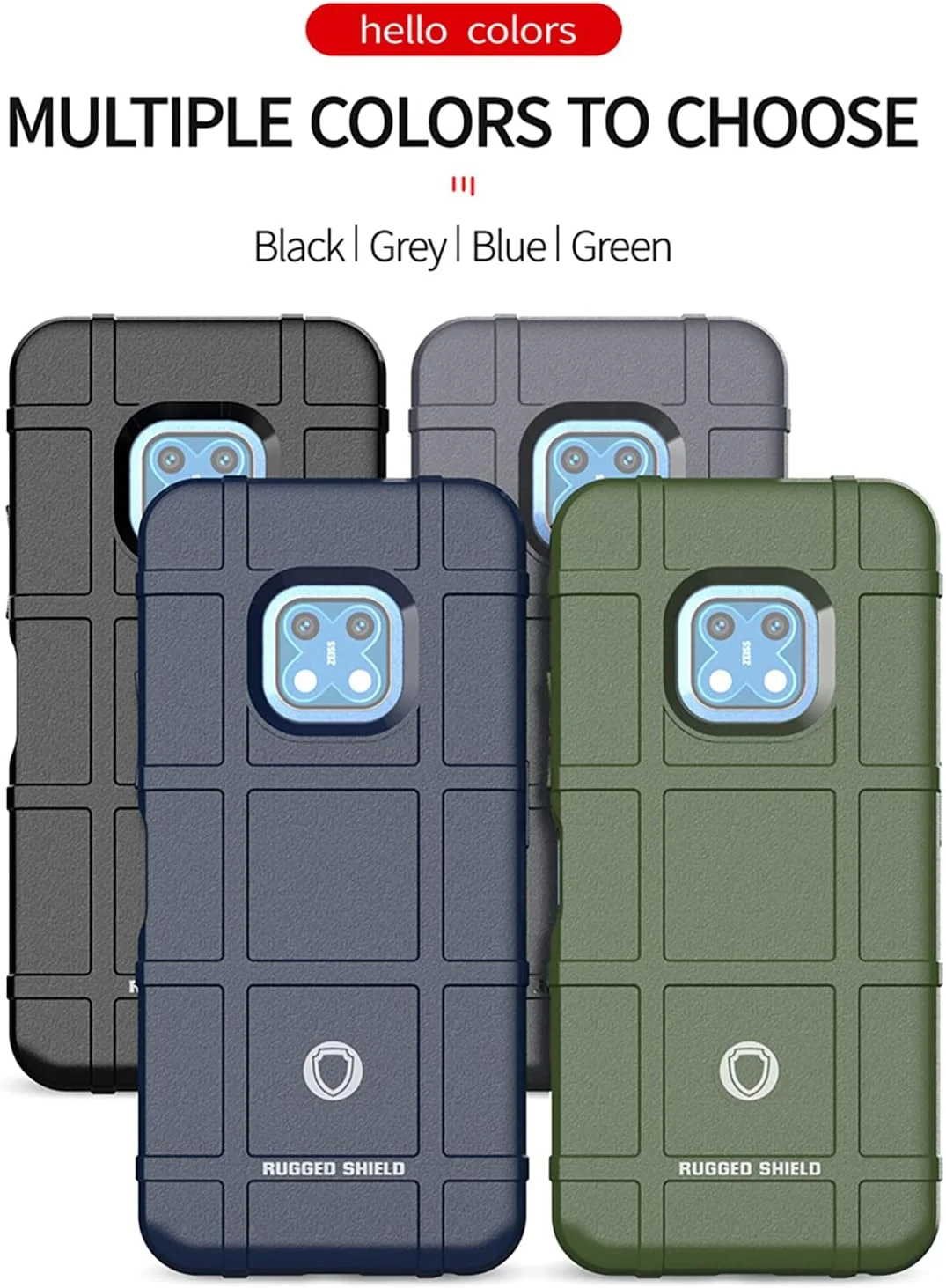 کاور گوشی موبایل Monwutong برای نوکیا XR20، کاور باریک و مقاوم با محافظت ضد ضربه نظامی، ضد افتادن و محافظ لنز دوربین برای نوکیا XR20 خاکستری HD کاور گوشی موبایل Monwutong برای نوکیا XR20، کاور باریک و مقاوم با محافظت ضد ضربه نظامی، ضد افتادن و محافظ لنز دوربین برای نوکیا XR20 خاکستری HD