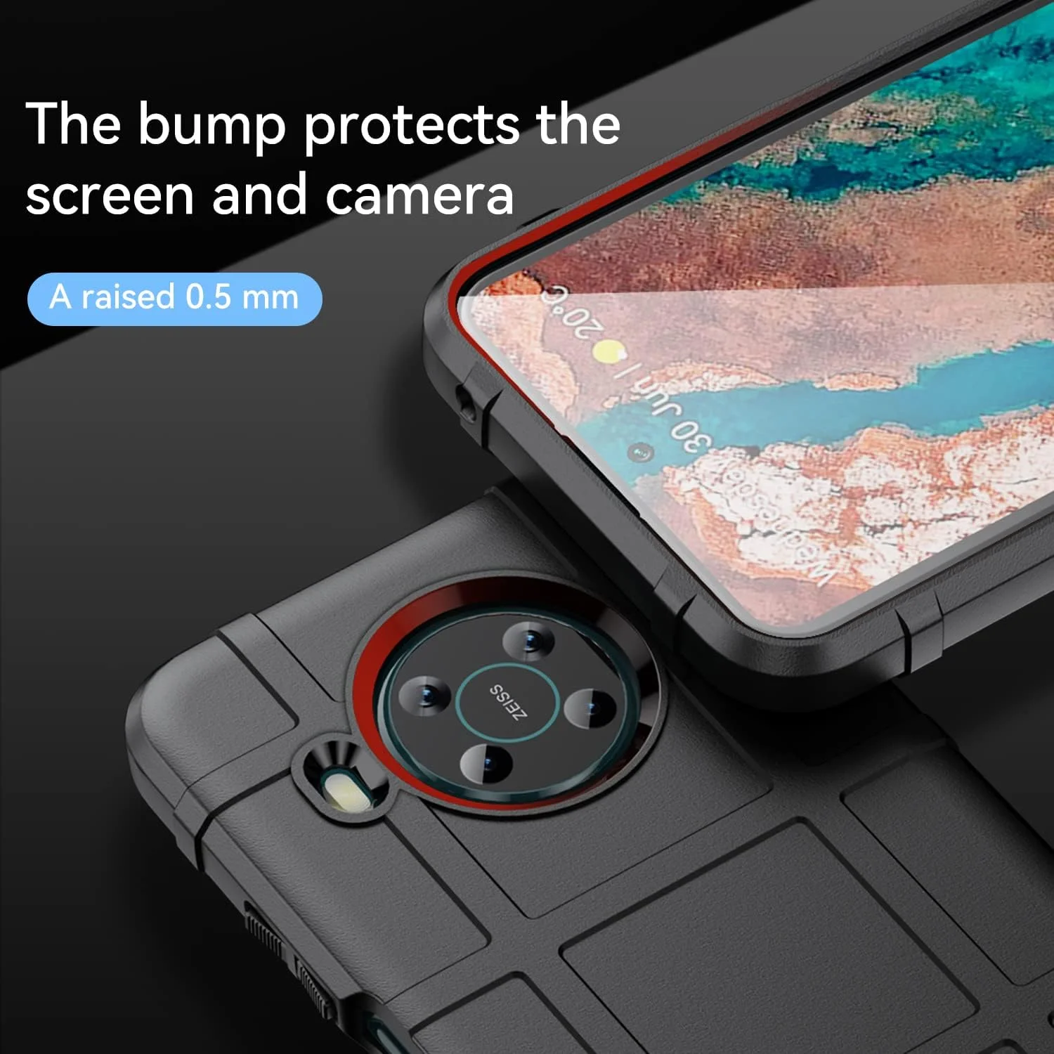 کاور محافظ گوشی موبایل Monwutong مناسب برای نوکیا X100، کاور باریک و مقاوم با محافظت در برابر ضربه، افتادن و محافظ لنز دوربین برای نوکیا X100 HD مشکی کاور محافظ گوشی موبایل Monwutong مناسب برای نوکیا X100، کاور باریک و مقاوم با محافظت در برابر ضربه، افتادن و محافظ لنز دوربین برای نوکیا X100 HD مشکی