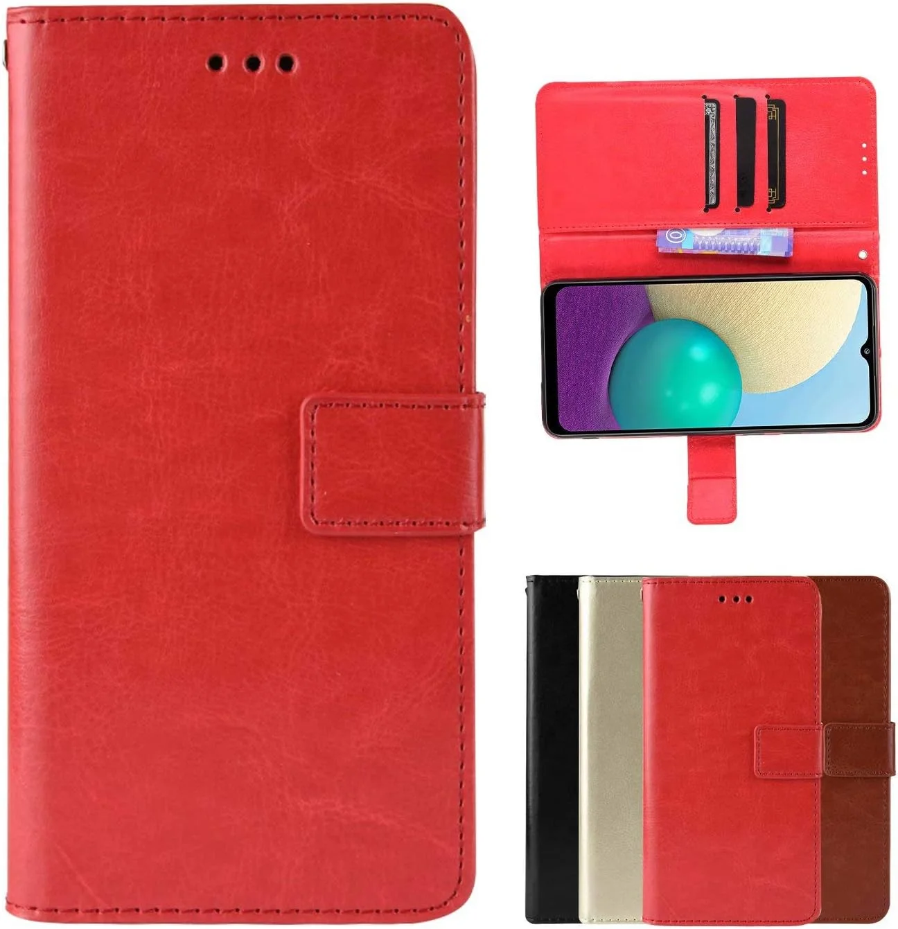 کیف محافظ گوشی نوکیا C10، کیف پول تاشو نوکیا C10، طراحی دارای چندین جای کارت (قرمز) کیف محافظ گوشی نوکیا C10، کیف پول تاشو نوکیا C10، طراحی دارای چندین جای کارت (قرمز)