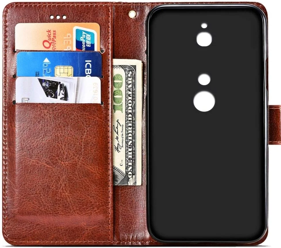 کاور گوشی نوکیا 6.1، کیف پول چرمی نرم با جای کارت، پایه نگهدارنده و بست مغناطیسی، کاور چرمی نوکیا 6.1 کاور گوشی نوکیا 6.1، کیف پول چرمی نرم با جای کارت، پایه نگهدارنده و بست مغناطیسی، کاور چرمی نوکیا 6.1