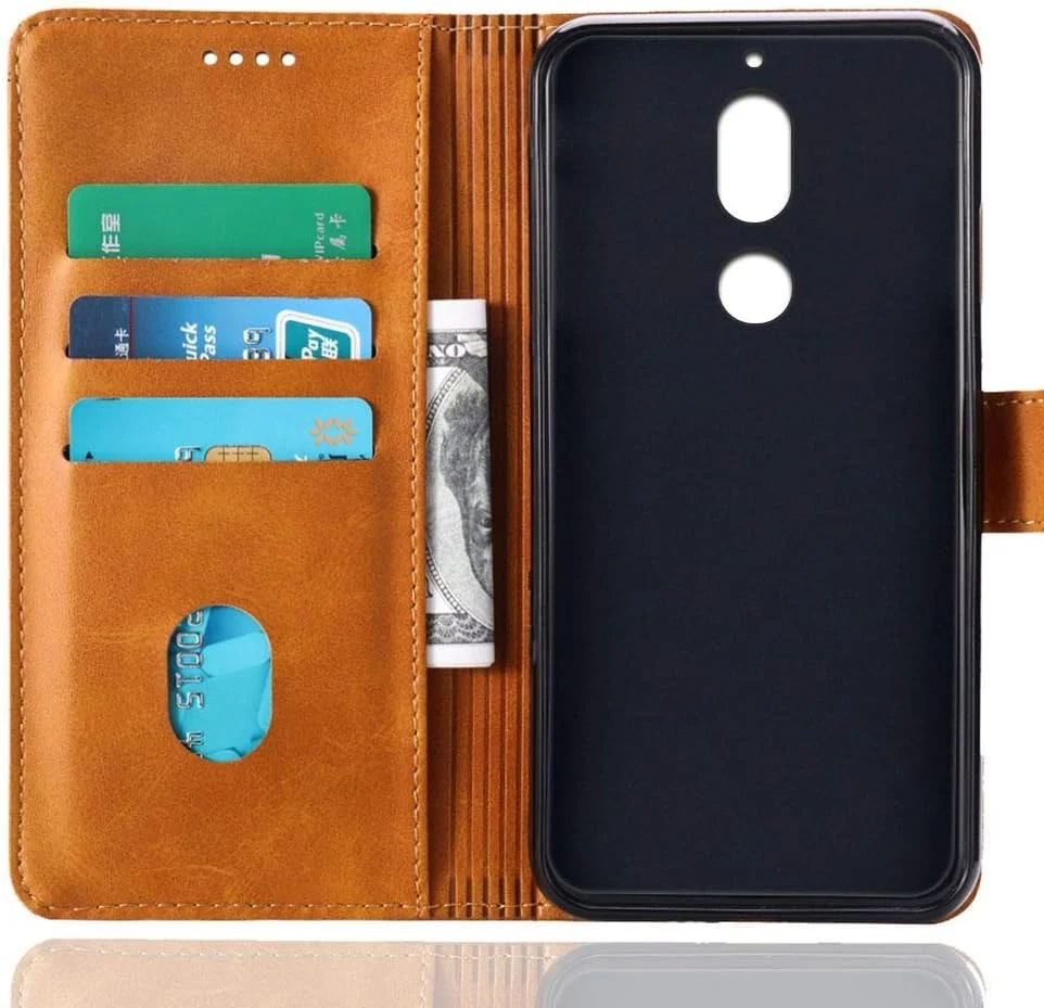 کاور گوشی نوکیا 7 مدل NekoYa، کیف پول چرمی تاشو با جای کارت، استند و قفل مغناطیسی، کاور چرمی نوکیا 7