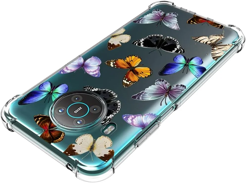 کاور یریبل برای گوشی نوکیا X10، کاور نوکیا X20 TA-1332 TA-1341 طرح زیبا، کاور سیلیکونی ژله ای نرم و منعطف TPU با محافظ بامپر برای گوشی نوکیا X10/X20 (پروانه) کاور یریبل برای گوشی نوکیا X10، کاور نوکیا X20 TA-1332 TA-1341 طرح زیبا، کاور سیلیکونی ژله ای نرم و منعطف TPU با محافظ بامپر برای گوشی نوکیا X10/X20 (پروانه)