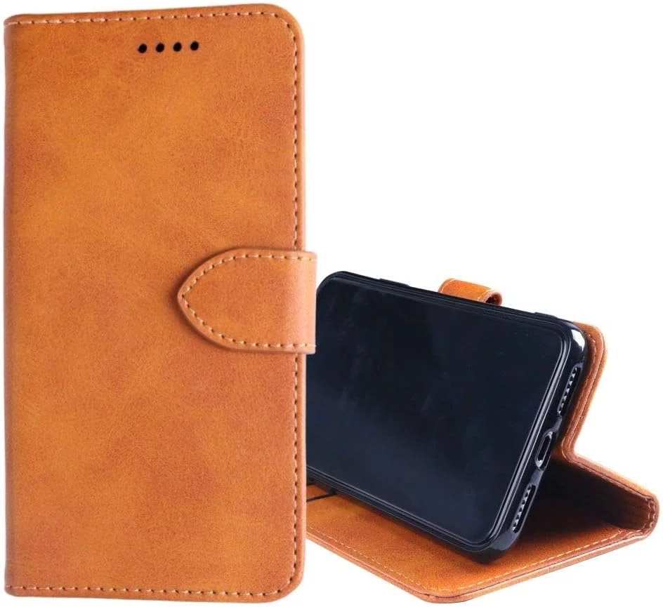 کیف گوشی برای نوکیا 7، کیف پول چرمی تاشو با جای کارت، پایه نگهدارنده و بست مغناطیسی، کاور چرمی برای نوکیا 7