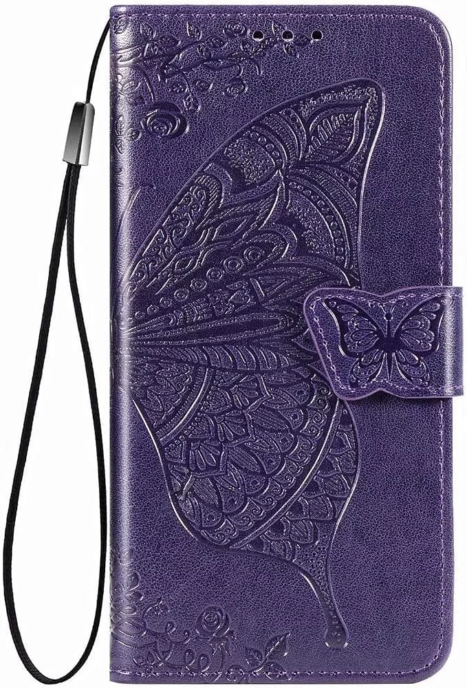 کاور گوشی RanTuo برای نوکیا G310، دارای جای کارت، پایه نگهدارنده، TPU + چرم PU، کاور محافظ تاشو برای نوکیا G310 (بنفش) کاور گوشی RanTuo برای نوکیا G310، دارای جای کارت، پایه نگهدارنده، TPU + چرم PU، کاور محافظ تاشو برای نوکیا G310 (بنفش)