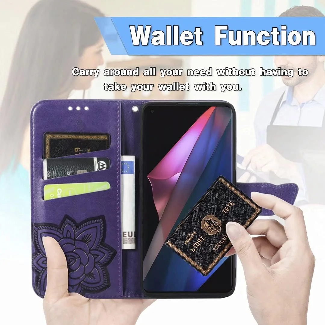 کاور گوشی RanTuo برای نوکیا G310، دارای جای کارت، پایه نگهدارنده، TPU + چرم PU، کاور محافظ تاشو برای نوکیا G310 (بنفش) کاور گوشی RanTuo برای نوکیا G310، دارای جای کارت، پایه نگهدارنده، TPU + چرم PU، کاور محافظ تاشو برای نوکیا G310 (بنفش)