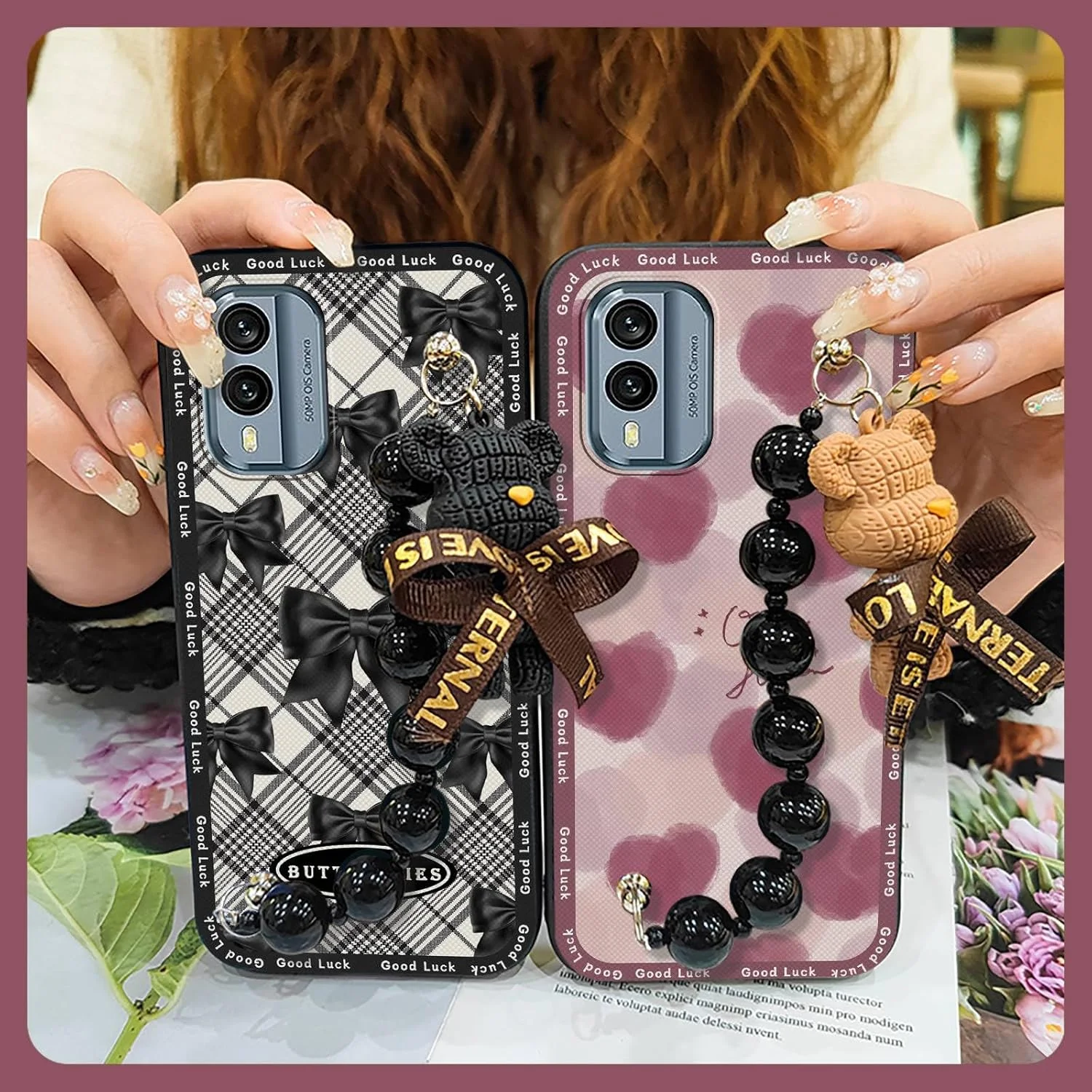 کاور گوشی موبایل لولومی مناسب برای نوکیا X30، کاور نرم گوشی موبایل، دستبند خرسی، ضد ضربه، کیف گوشی موبایل، سیلیکونی، ضد آب، ساده، محافظ گوشی، طرح کارتونی کاور گوشی موبایل لولومی مناسب برای نوکیا X30، کاور نرم گوشی موبایل، دستبند خرسی، ضد ضربه، کیف گوشی موبایل، سیلیکونی، ضد آب، ساده، محافظ گوشی، طرح کارتونی