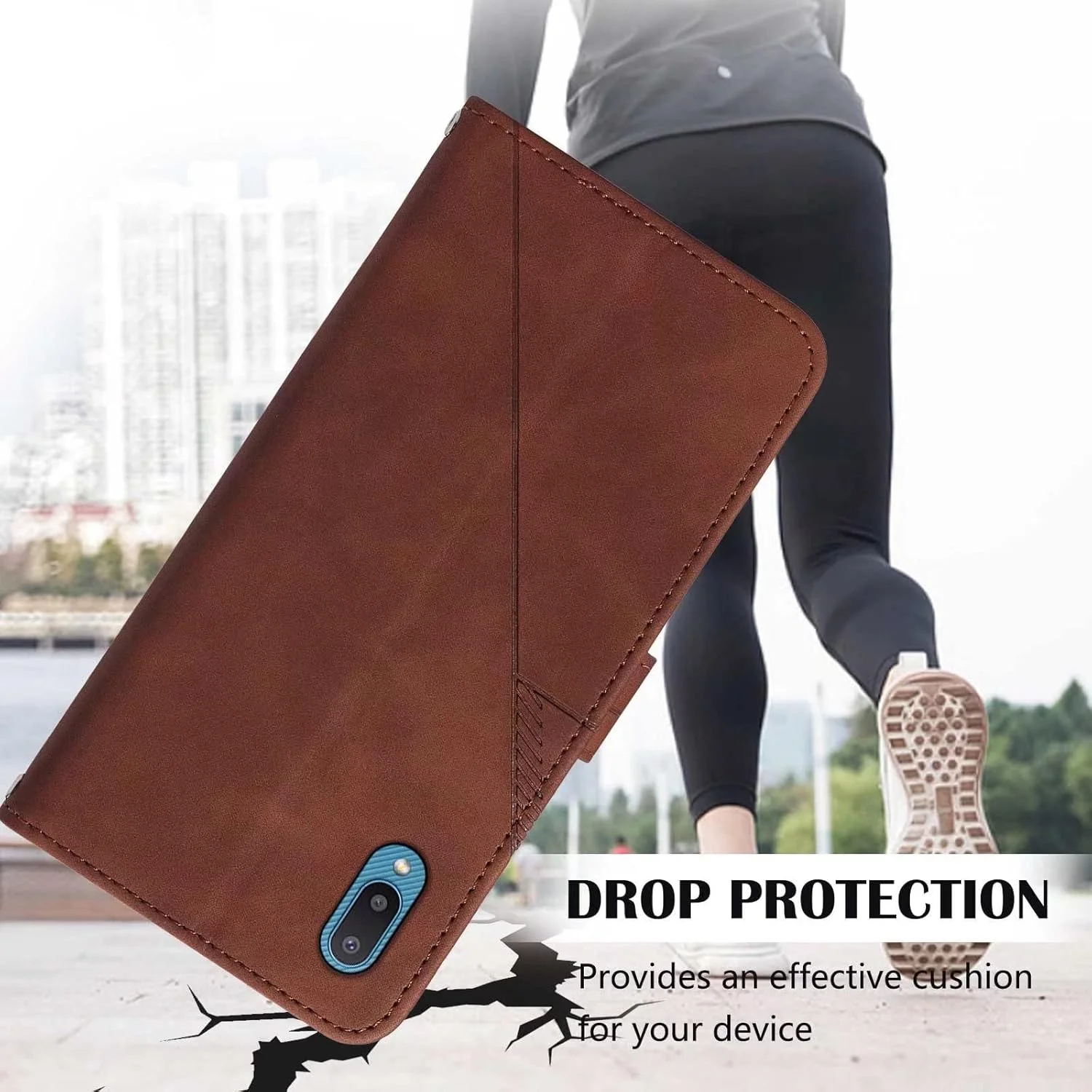 کاور گوشی RanTuo برای نوکیا C42، دارای جای کارت، پایه نگهدارنده، TPU + چرم PU، کاور محافظ تاشو برای نوکیا C42 (قهوه ای) کاور گوشی RanTuo برای نوکیا C42، دارای جای کارت، پایه نگهدارنده، TPU + چرم PU، کاور محافظ تاشو برای نوکیا C42 (قهوه ای)