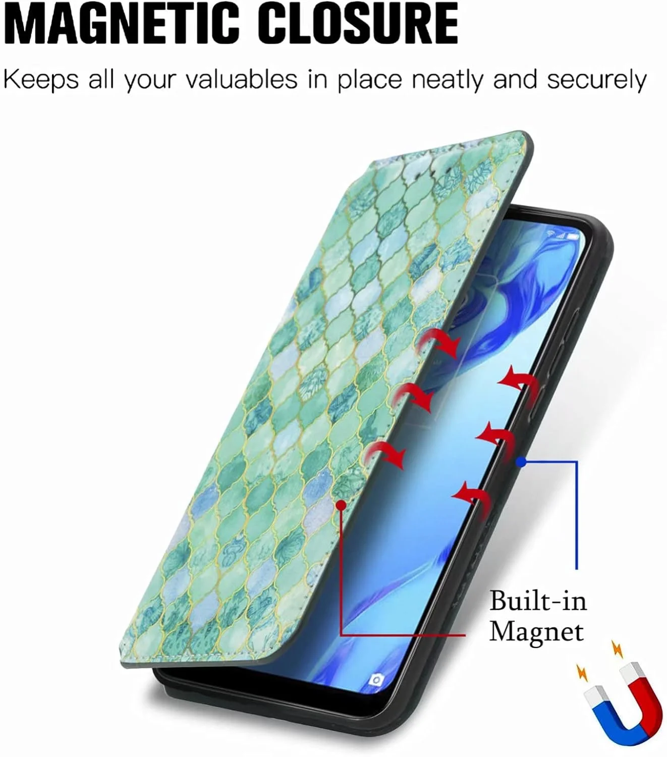 کاور گوشی RanTuo برای نوکیا G400، دارای جای کارت، پایه نگهدارنده، TPU + چرم PU، کاور محافظ تاشو برای نوکیا G400 (زمردی) کاور گوشی RanTuo برای نوکیا G400، دارای جای کارت، پایه نگهدارنده، TPU + چرم PU، کاور محافظ تاشو برای نوکیا G400 (زمردی)