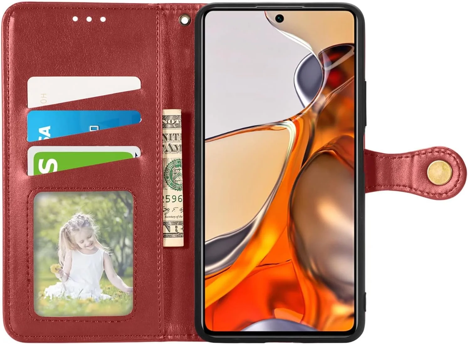 کاور گوشی نوکیا C210، دارای جای کارت، پایه نگهدارنده، TPU + چرم PU، کاور محافظ تاشو برای نوکیا C210. (قرمز) کاور گوشی نوکیا C210، دارای جای کارت، پایه نگهدارنده، TPU + چرم PU، کاور محافظ تاشو برای نوکیا C210. (قرمز)