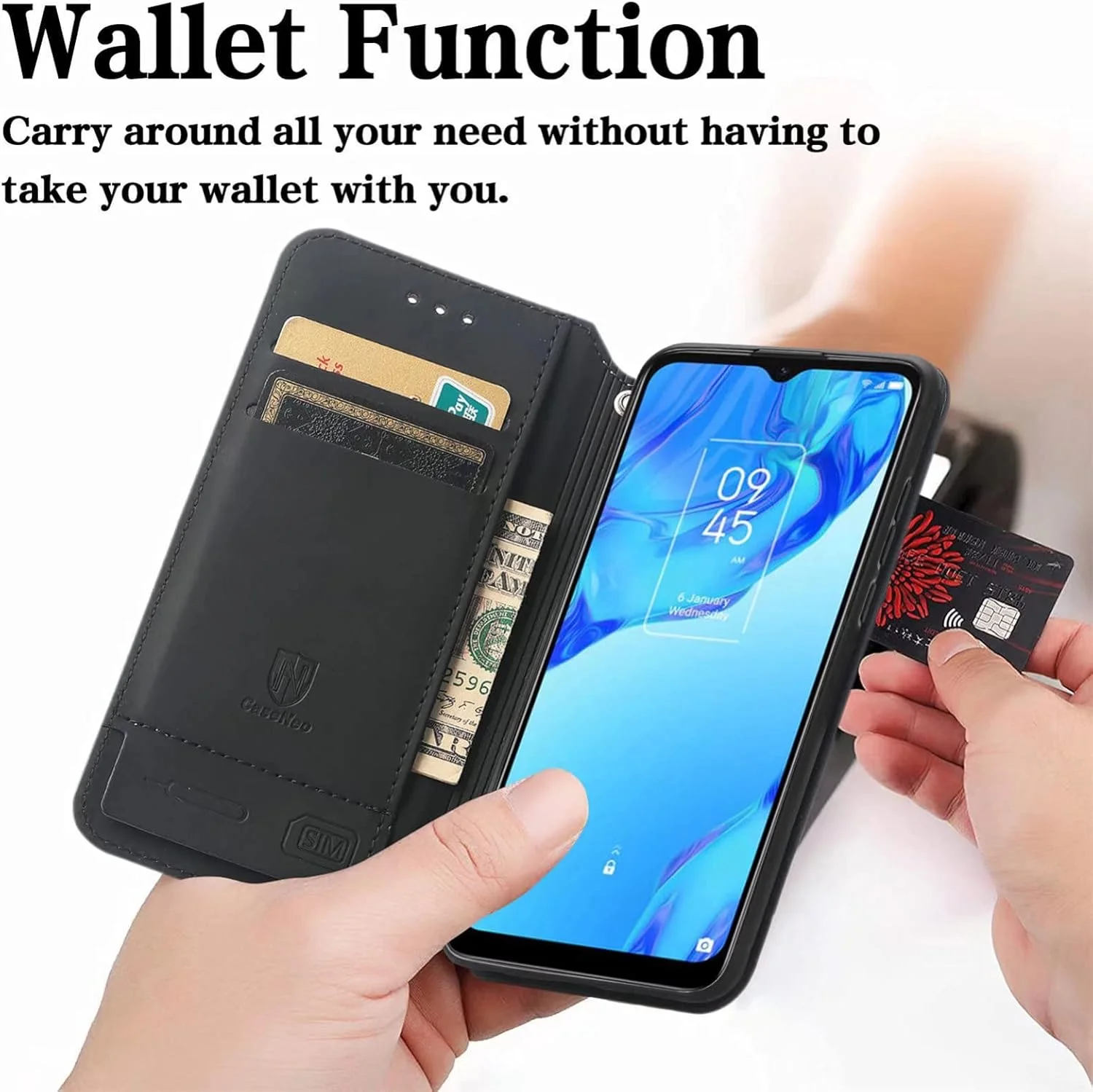 کاور گوشی RanTuo برای نوکیا G400، دارای جای کارت، پایه نگهدارنده، TPU + چرم PU، کاور محافظ تاشو برای نوکیا G400 (زمردی) کاور گوشی RanTuo برای نوکیا G400، دارای جای کارت، پایه نگهدارنده، TPU + چرم PU، کاور محافظ تاشو برای نوکیا G400 (زمردی)