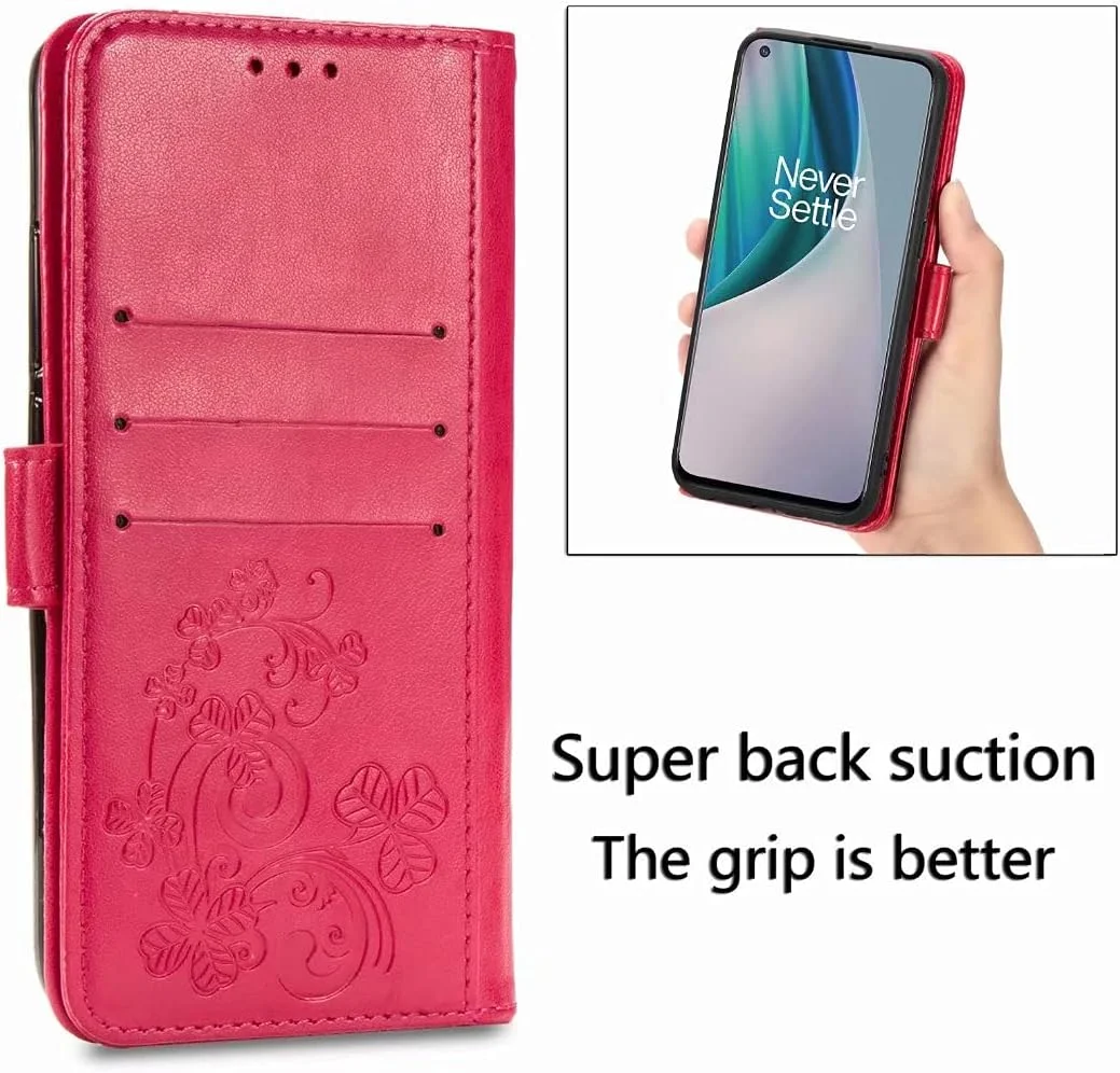 کاور گوشی نوکیا G60، دارای جای کارت، پایه نگهدارنده، TPU + چرم PU، کاور محافظ تاشو برای نوکیا G60 (قرمز گل رز) کاور گوشی نوکیا G60، دارای جای کارت، پایه نگهدارنده، TPU + چرم PU، کاور محافظ تاشو برای نوکیا G60 (قرمز گل رز)