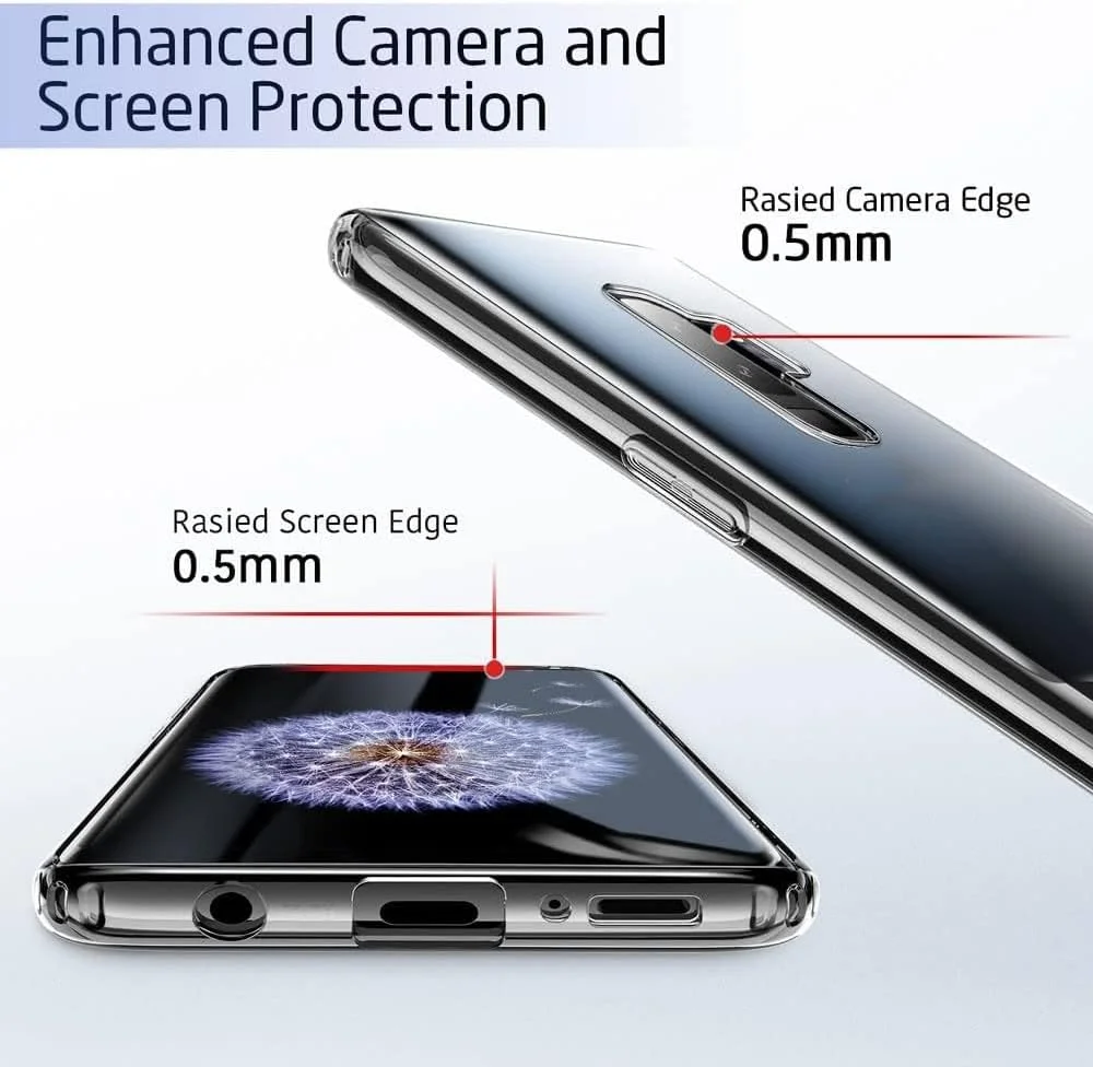 کاور گوشی موبایل مدل KJYF مناسب برای نوکیا C32 (6.5 اینچ)، کاور ضربه گیر سیلیکونی، شفاف + طراحی الگوی زیبا برای نوکیا C32 [فوق العاده باریک و ضد زردی] - [2 عدد]