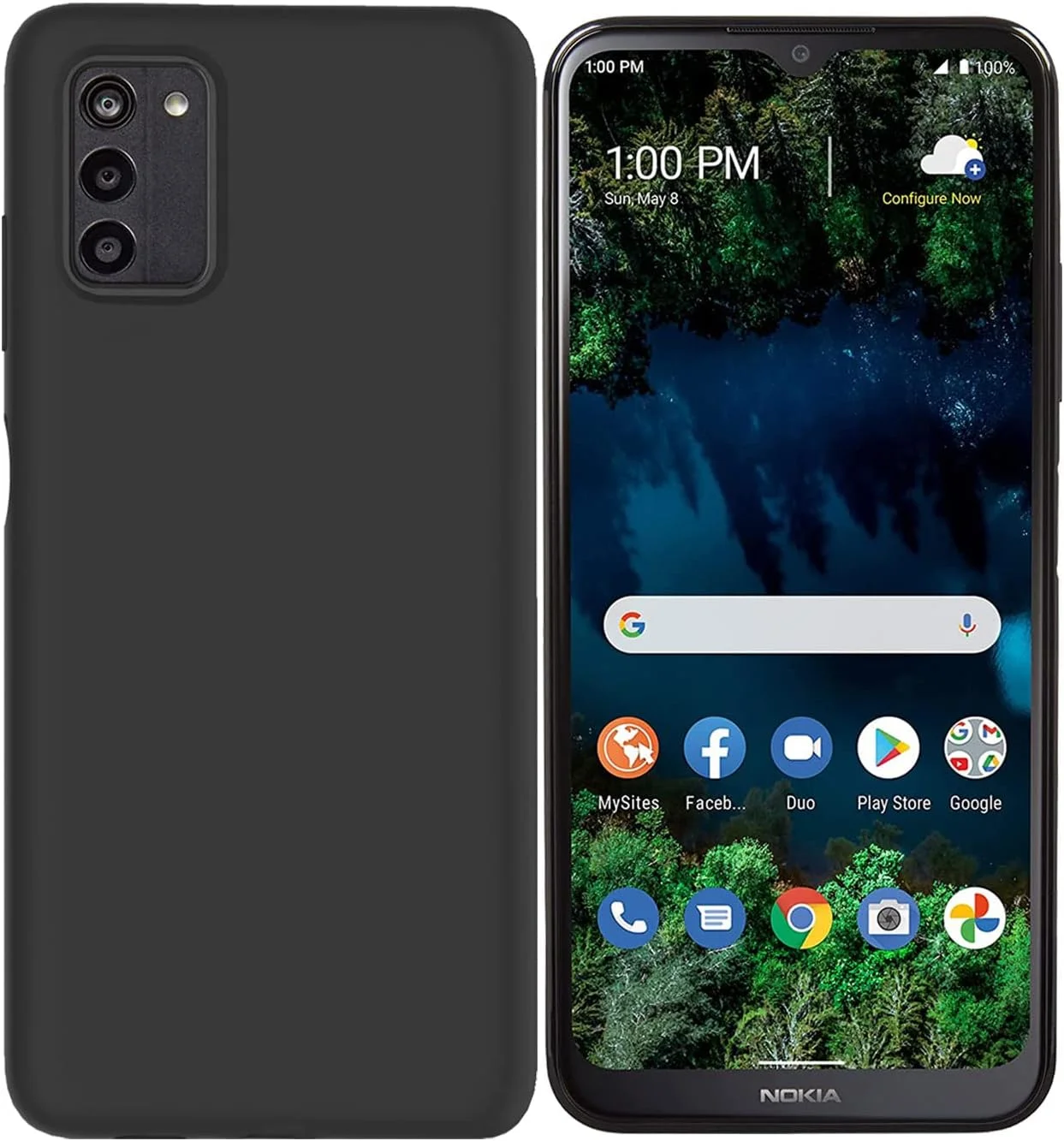 قاب محافظ گوشی نوکیا G100، قاب گوشی نوکیا G100، قاب نوکیا G100، TPU نرم و انعطاف پذیر، مقاوم در برابر خراش، ضد لغزش، پوشش لاستیکی باریک و مقاوم در برابر ضربه برای نوکیا G100 مشکی قاب محافظ گوشی نوکیا G100، قاب گوشی نوکیا G100، قاب نوکیا G100، TPU نرم و انعطاف پذیر، مقاوم در برابر خراش، ضد لغزش، پوشش لاستیکی باریک و مقاوم در برابر ضربه برای نوکیا G100 مشکی