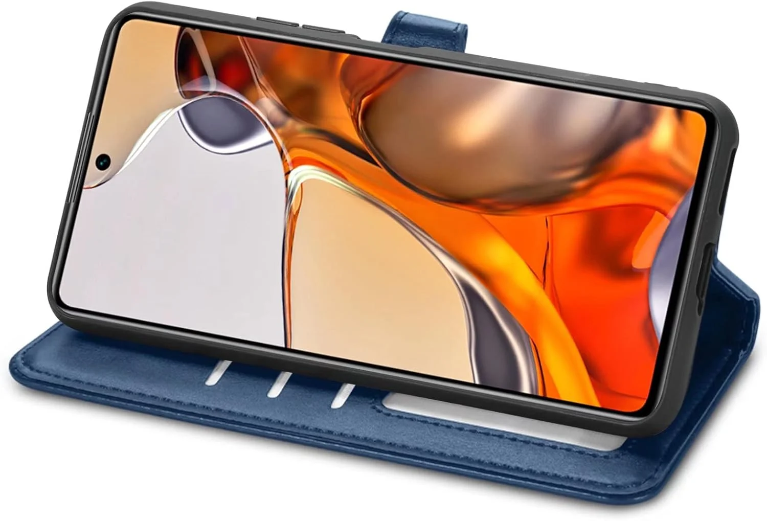 کاور گوشی نوکیا G310، دارای جای کارت، پایه نگهدارنده، TPU + چرم PU، کاور محافظ تاشو برای نوکیا G310. (آبی) کاور گوشی نوکیا G310، دارای جای کارت، پایه نگهدارنده، TPU + چرم PU، کاور محافظ تاشو برای نوکیا G310. (آبی)