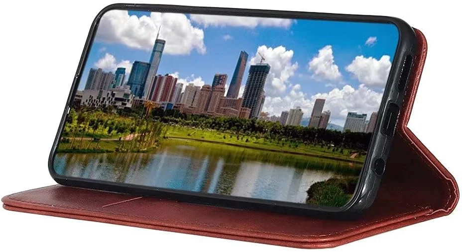 کاور گوشی نوکیا G310، دارای جای کارت، پایه نگهدارنده، TPU + چرم PU، کاور محافظ تاشو برای نوکیا G310 (قهوه ای) کاور گوشی نوکیا G310، دارای جای کارت، پایه نگهدارنده، TPU + چرم PU، کاور محافظ تاشو برای نوکیا G310 (قهوه ای)