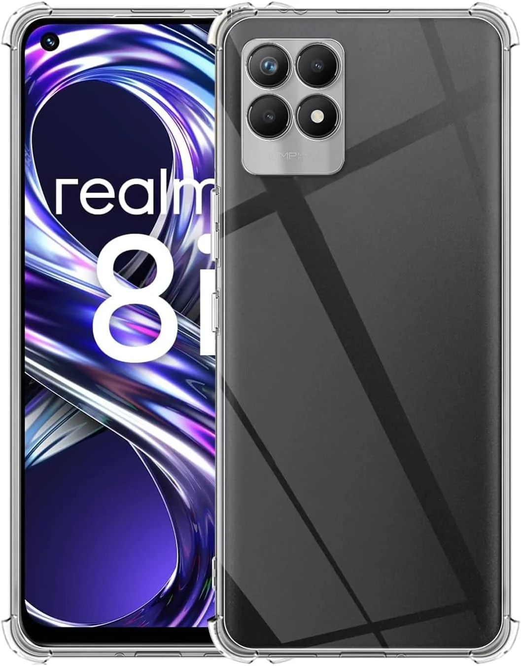 قاب گوشی برای ریلمی 8i/ریلمی نارزو 50، کاور محافظ نرم (برای ریلمی 8i/ریلمی نارزو 50 6.6 اینچ)