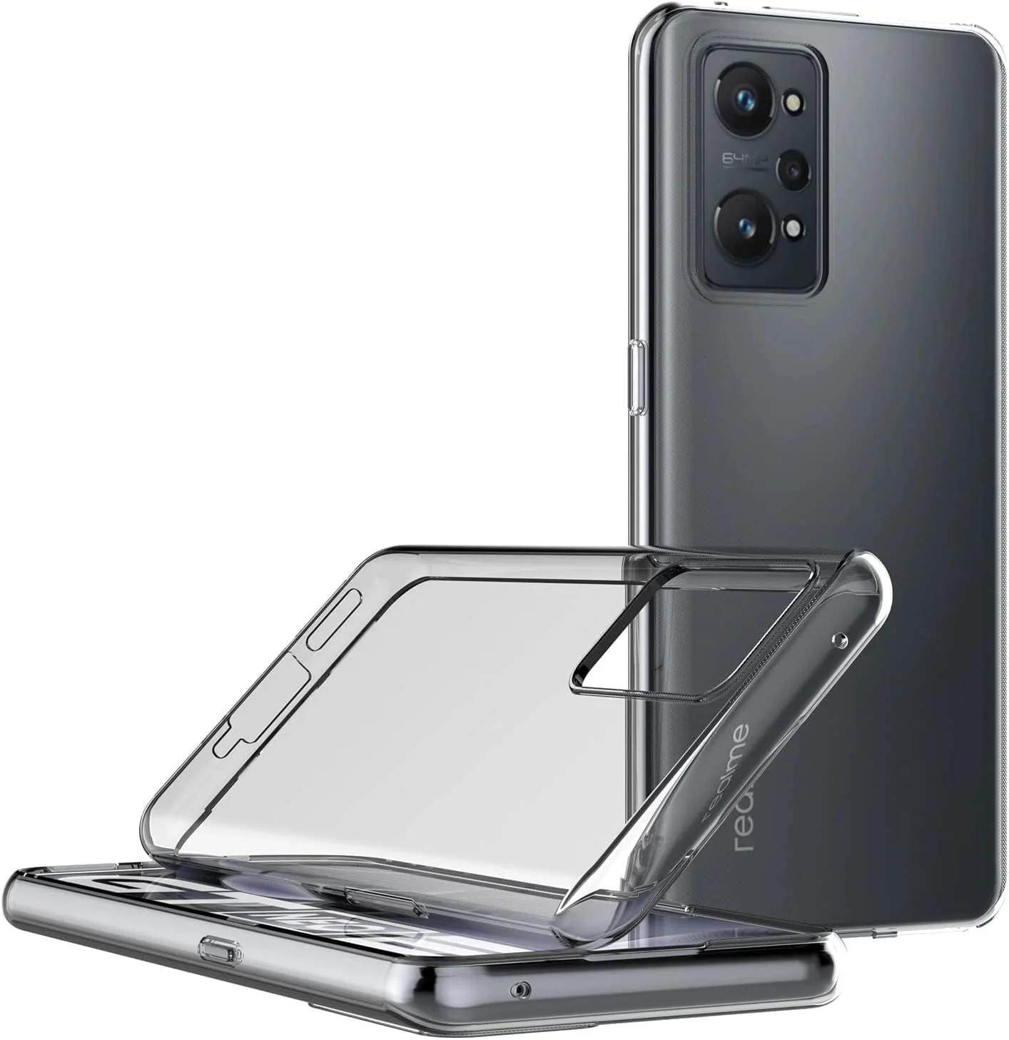 قاب محافظ ژله ای نرم TPU مای جین برای گوشی های اوپو Realme GT2 / Realme GT Neo 2 (سایز 6.62 اینچ) با پوشش پشتی شفاف