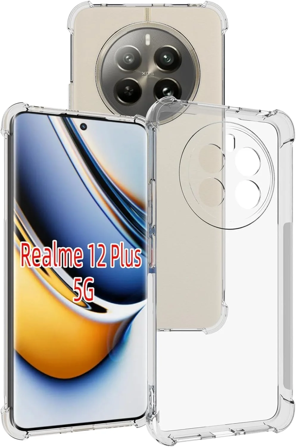 قاب گوشی شفاف برای اوپو ریلمی 12 پلاس با محافظت ضد ضربه (شفاف برای ریلمی 12 پلاس) قاب گوشی شفاف برای اوپو ریلمی 12 پلاس با محافظت ضد ضربه (شفاف برای ریلمی 12 پلاس)