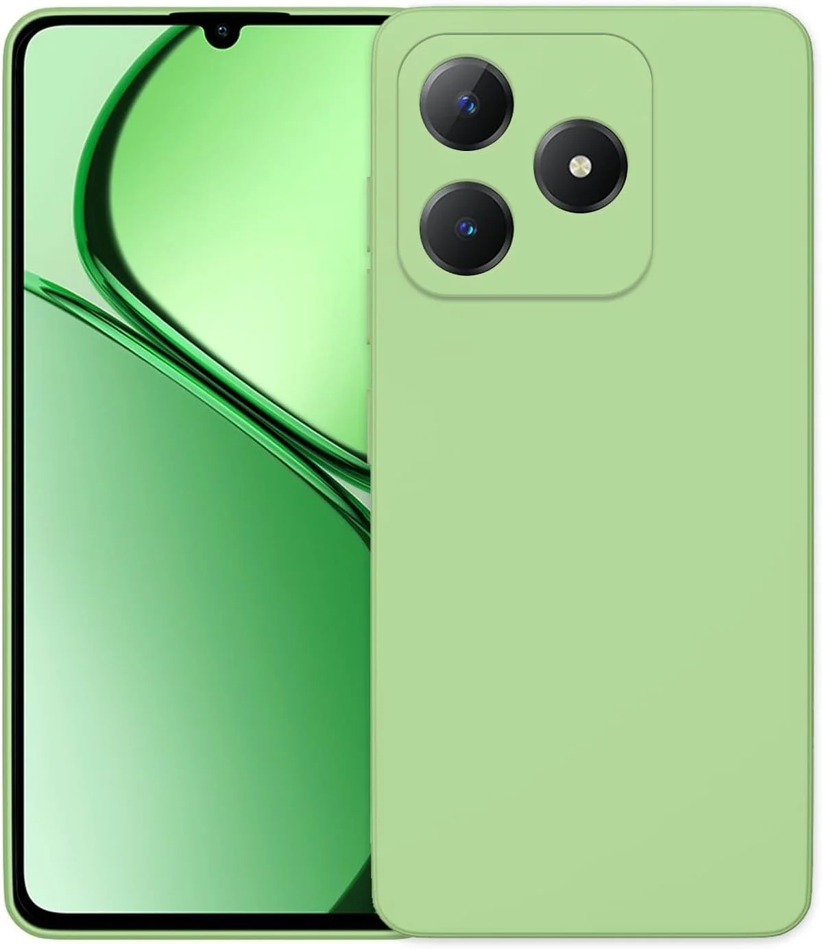 قاب سیلیکونی گوشی برای اوپو ریلمی C63، کاور محافظ نرم (سبز روشن، ریلمی C63) قاب سیلیکونی گوشی برای اوپو ریلمی C63، کاور محافظ نرم (سبز روشن، ریلمی C63)