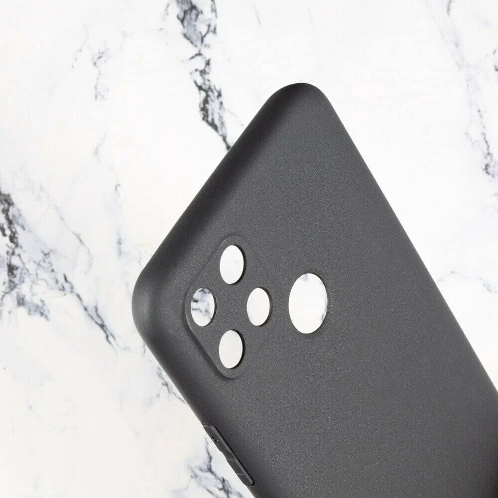 کاور محافظ مشکی باریک و نرم TPU برای گوشی های Realme C25Y / C21Y  توسط Emodil