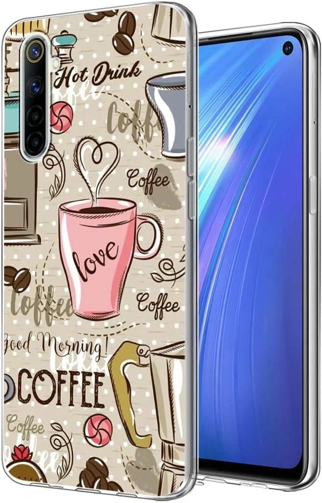 کاور محافظ پشت موبایل سیلیکونی نرم طرح‌دار Fashionury مناسب برای realme 6/ realme 6i | برای پسران و دختران - p035 چند رنگ