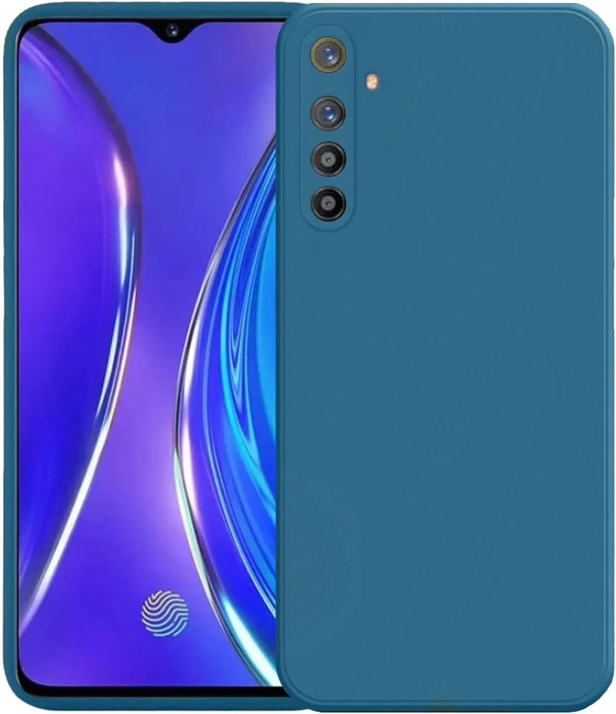 قاب محافظ باریک گوشی برای Realme X2/K5/XT، پوشش سیلیکونی با محافظت از دوربین، داخلی نرم و انعطاف پذیر (آبی، برای Realme X2/K5/XT) قاب محافظ باریک گوشی برای Realme X2/K5/XT، پوشش سیلیکونی با محافظت از دوربین، داخلی نرم و انعطاف پذیر (آبی، برای Realme X2/K5/XT)