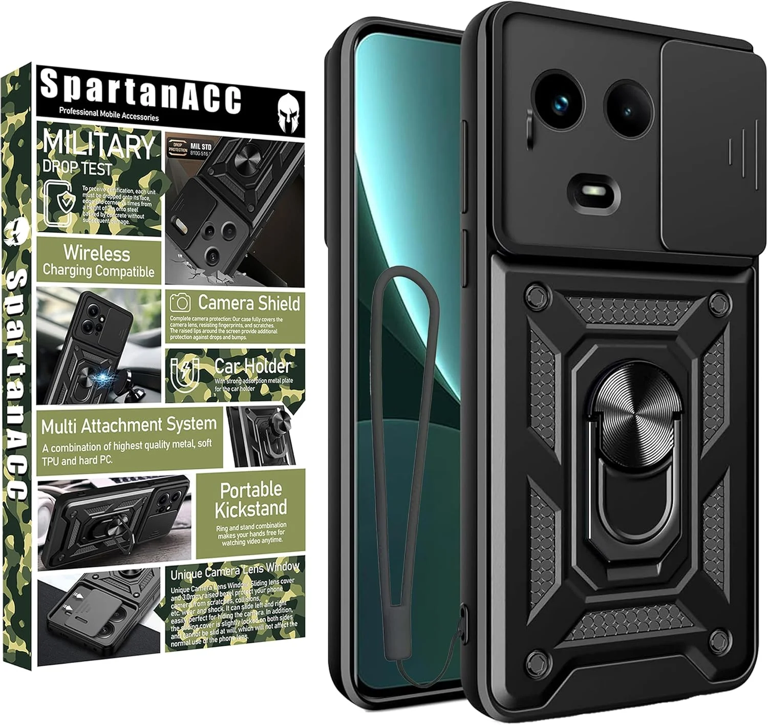 قاب گوشی ریلمی 11 5G با استند چرخان 360 درجه فلزی، مقاوم در برابر ضربه، محافظ صفحه نمایش شیشهای، قابلیت اتصال مغناطیسی به هولدر خودرو، پوشش محافظ (مشکی، 11 5G) قاب گوشی ریلمی 11 5G با استند چرخان 360 درجه فلزی، مقاوم در برابر ضربه، محافظ صفحه نمایش شیشهای، قابلیت اتصال مغناطیسی به هولدر خودرو، پوشش محافظ (مشکی، 11 5G)