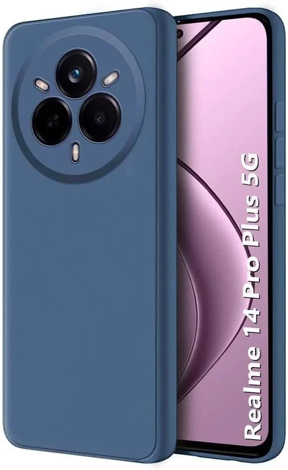 قاب محافظ گوشی ریلمی 14 پرو 5G مدل 2025، بامپر ژلهای مایع با روکش داخلی میکروفایبر نرم، باریک، ضد ضربه و محافظ دوربین (آبی) قاب محافظ گوشی ریلمی 14 پرو 5G مدل 2025، بامپر ژلهای مایع با روکش داخلی میکروفایبر نرم، باریک، ضد ضربه و محافظ دوربین (آبی)