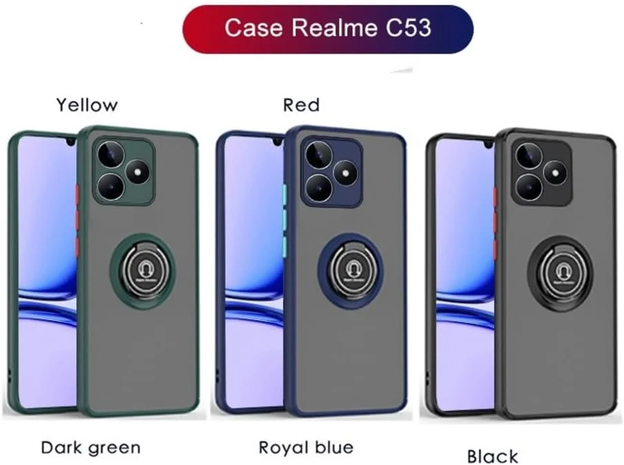 کاور محافظ گوشی ریلمی C53 / نارزو N53: آبی، پلی کربنات، ضد ضربه، ضد اثر انگشت، دارای استند، قابلیت اتصال به هولدر مغناطیسی خودرو