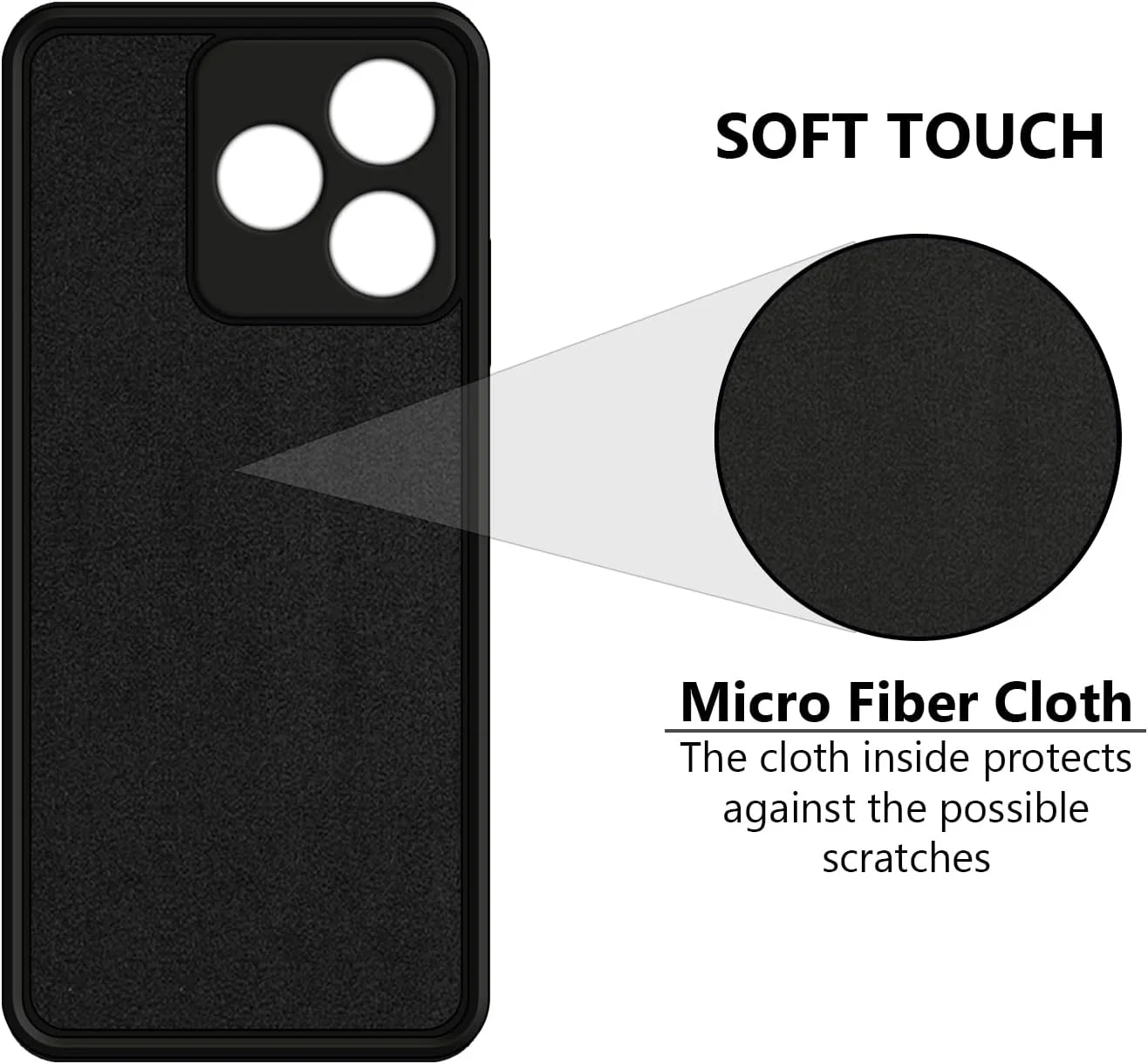 کاور محافظ نرم و انحصاری VIDO برای Realme Narzo N53 / Realme C53 / Realme C51 (ضد ضربه | محافظت کامل 360 درجه)