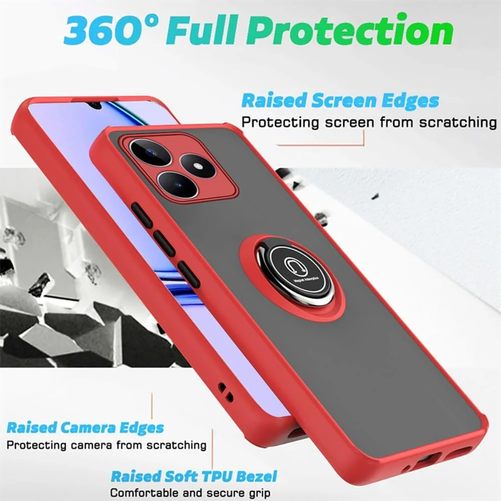 کاور محافظ گوشی ریلمی C53 / نارزو N53: آبی، پلی کربنات، ضد ضربه، ضد اثر انگشت، دارای استند، قابلیت اتصال به هولدر مغناطیسی خودرو