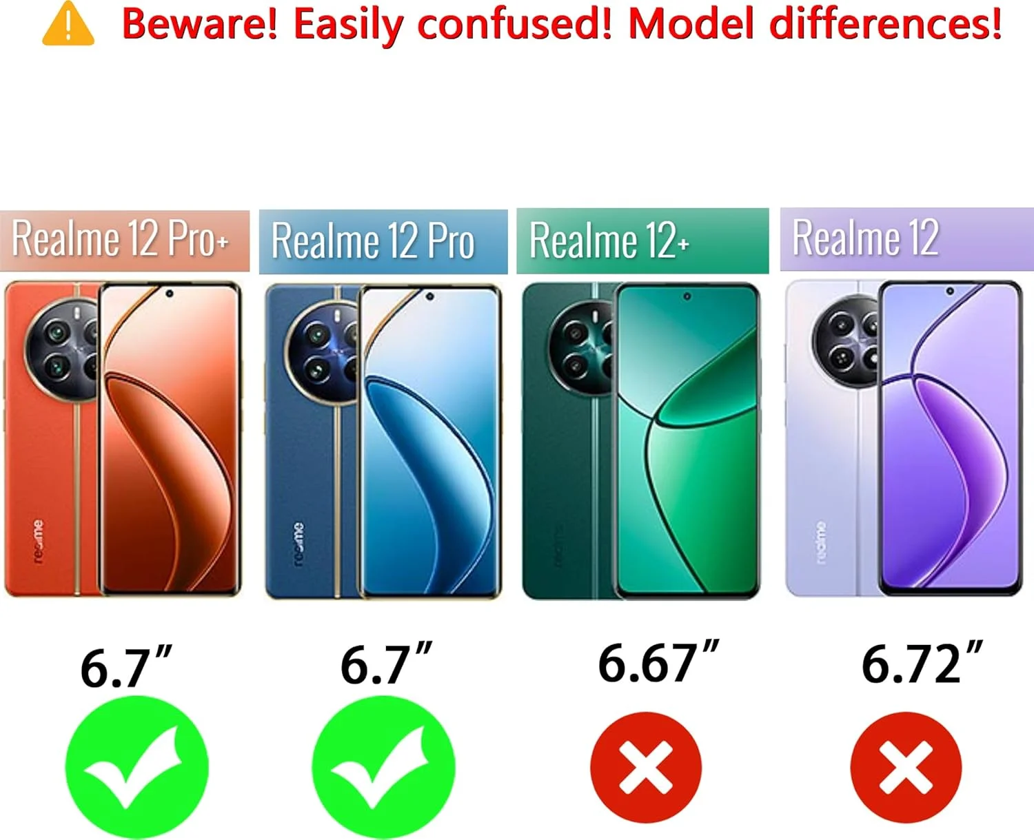 کاور سیلیکونی TPU هافان سازگار با Realme 12 Pro 5G / Realme 12 ProPlus 5G (6.7 اینچ)، کاور محافظ موبایل - بنفش چمنی