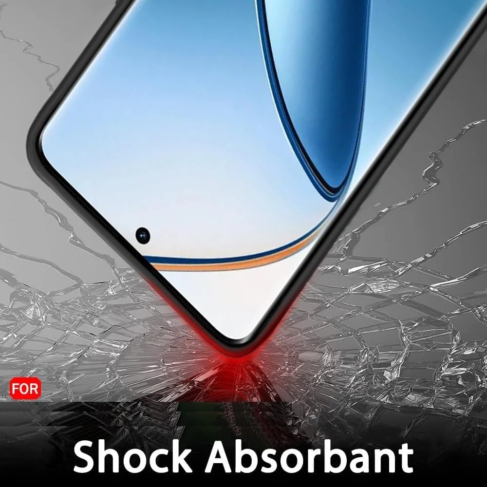 کاور محافظ گوشی ریلمی 12 پلاس، کاور پشتی TPU نرم مقاوم در برابر خراش، بامپر ژله ای سیلیکونی ضد ضربه، ضد اثر انگشت، کاور محافظ کامل بدنه برای ریلمی +12 5G (مشکی) کاور محافظ گوشی ریلمی 12 پلاس، کاور پشتی TPU نرم مقاوم در برابر خراش، بامپر ژله ای سیلیکونی ضد ضربه، ضد اثر انگشت، کاور محافظ کامل بدنه برای ریلمی +12 5G (مشکی)