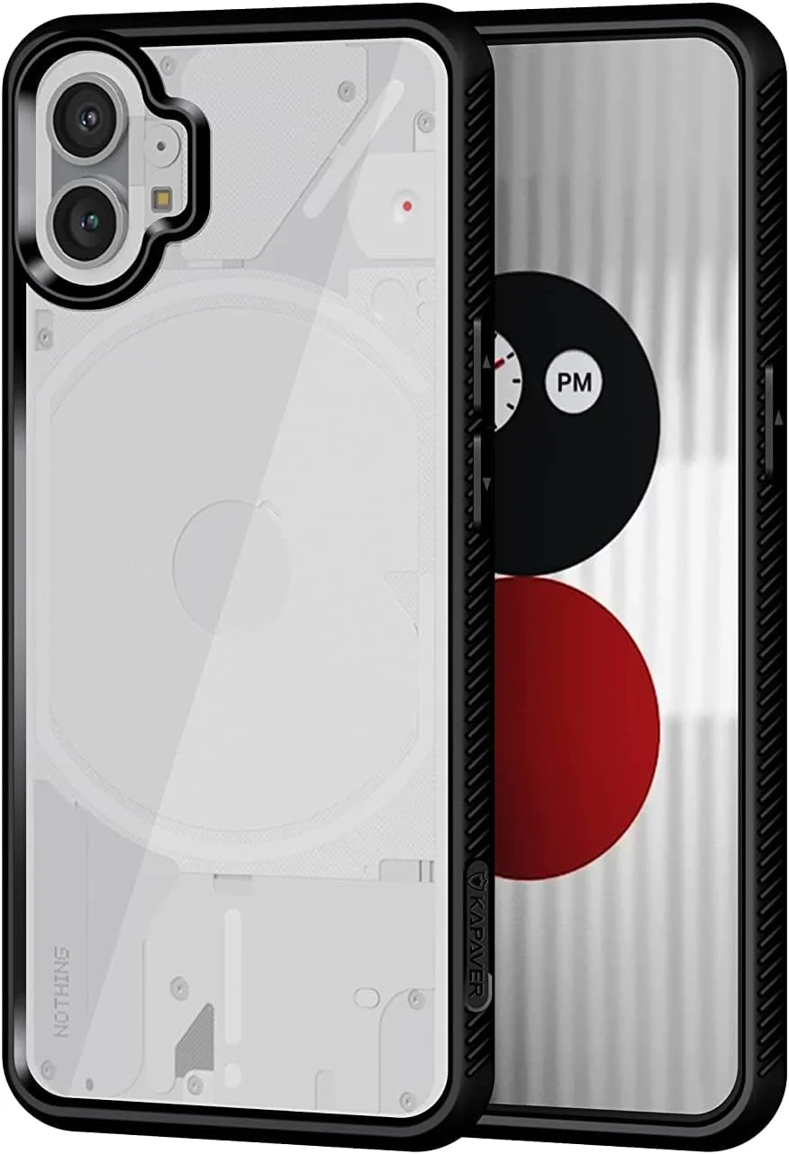 کاور پشتی پلی کربنات KAPAVER برای ناتینگ فون 1 5G (مشکی) کاور پشتی پلی کربنات KAPAVER برای ناتینگ فون 1 5G (مشکی)