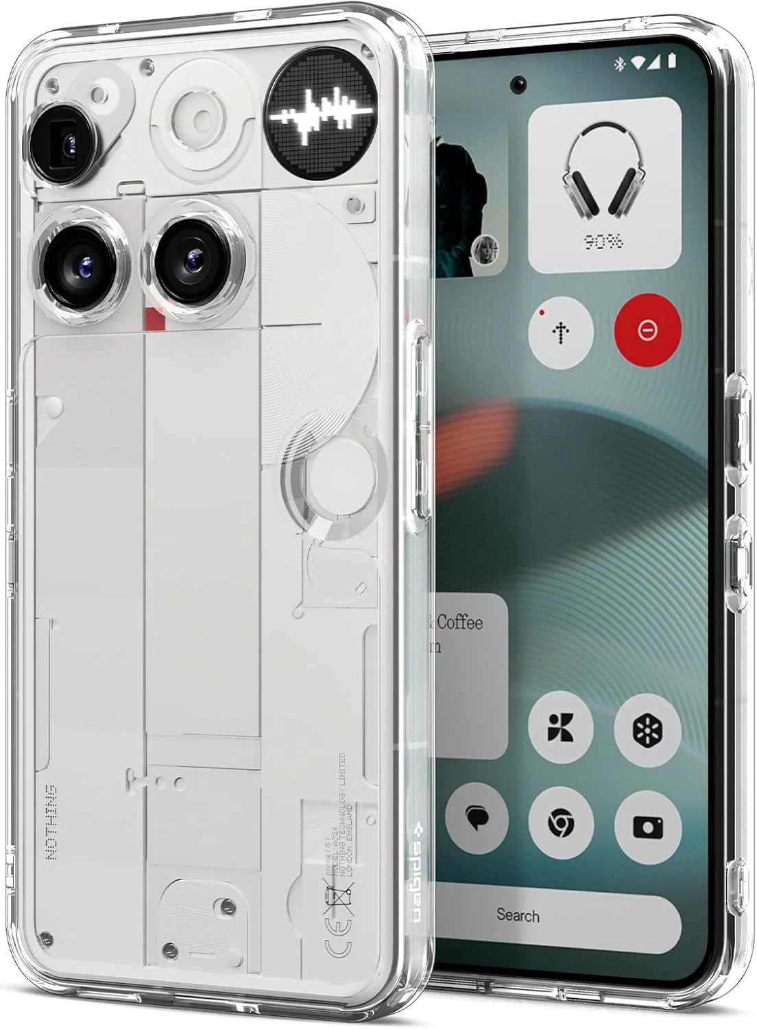 کاور محافظ گوشی ناتینگ فون (3) مدل Ultra Hybrid از Spigen - شفاف کاور محافظ گوشی ناتینگ فون (3) مدل Ultra Hybrid از Spigen - شفاف