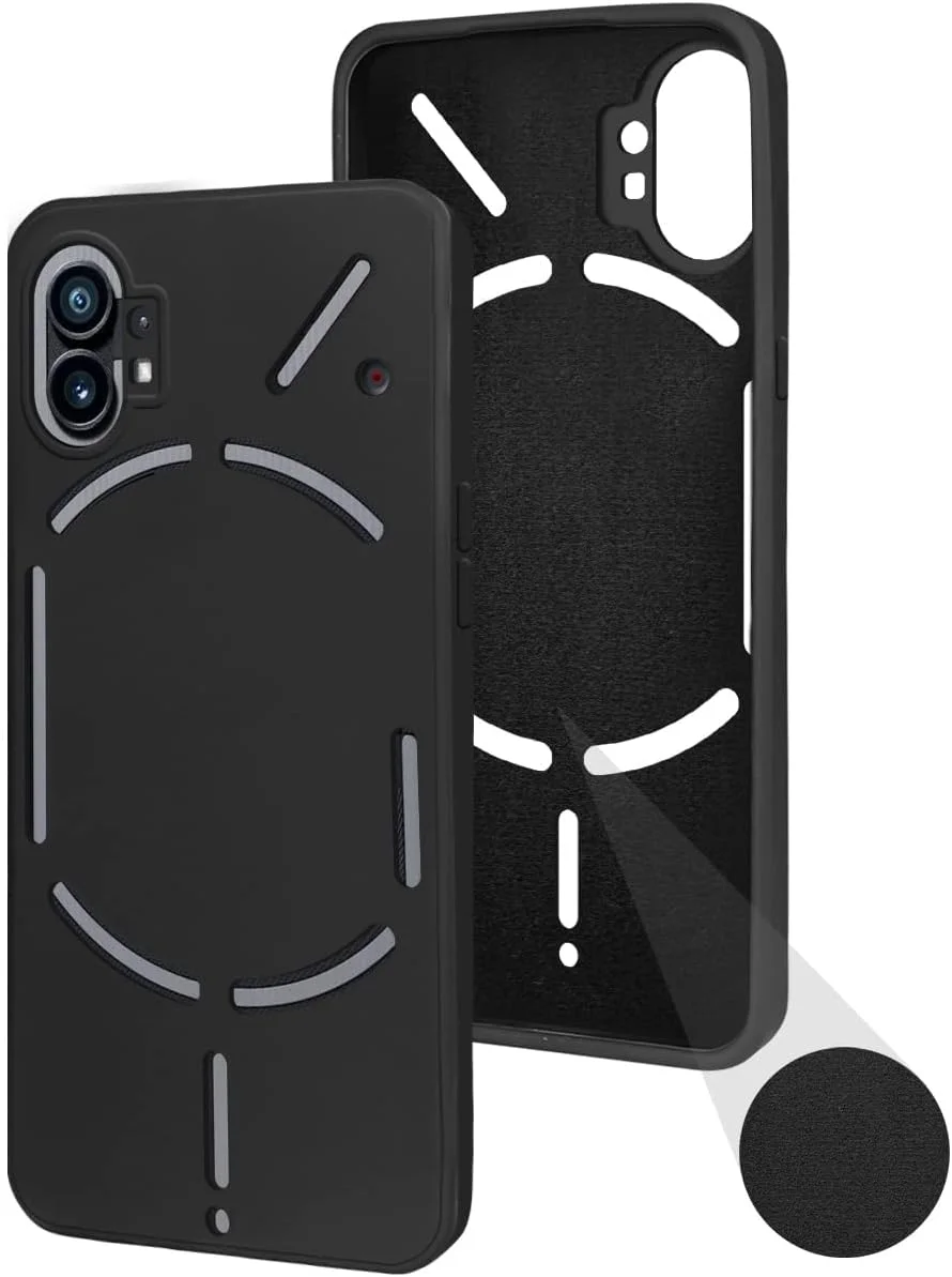 کاور سیلیکونی برای ناتینگ فون 2، کاور ضربه گیر ژل مایع با آستر میکروفیبر نرم، محافظ باریک و ضد ضربه برای ناتینگ فون 2 5G 2023 (مشکی) کاور سیلیکونی برای ناتینگ فون 2، کاور ضربه گیر ژل مایع با آستر میکروفیبر نرم، محافظ باریک و ضد ضربه برای ناتینگ فون 2 5G 2023 (مشکی)