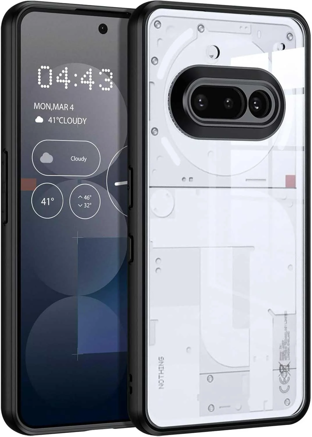 قاب محافظ شفاف T Tersely برای گوشی ناتینگ فون (3a)، پشت PC سخت + بامپر TPU نرم، باریک، سبک وزن، پوشش شفاف، ضد ضربه، ضد لغزش، ضد زردی قاب محافظ شفاف T Tersely برای گوشی ناتینگ فون (3a)، پشت PC سخت + بامپر TPU نرم، باریک، سبک وزن، پوشش شفاف، ضد ضربه، ضد لغزش، ضد زردی