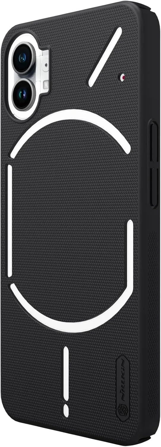 کاور محافظ Nillkin Super Frosted Shield برای Nothing Phone 1 – کاور پشتی مات ضد لغزش و محافظ باریک با مقاومت در برابر خراش و برش های دقیق – مشکی