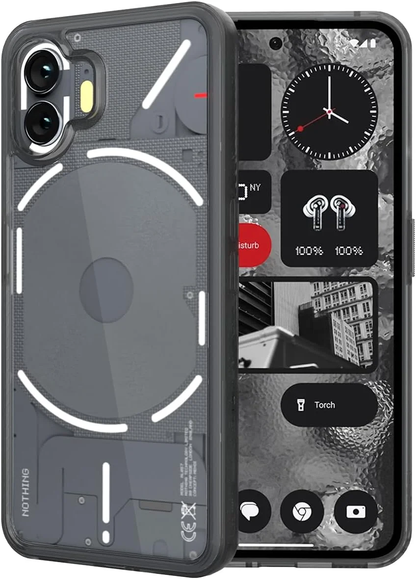 کاور پشتی ایمپالس کاور سازگار با ناتینگ فون 2 (TPU+PC) (دودی مشکی) کاور پشتی ایمپالس کاور سازگار با ناتینگ فون 2 (TPU+PC) (دودی مشکی)