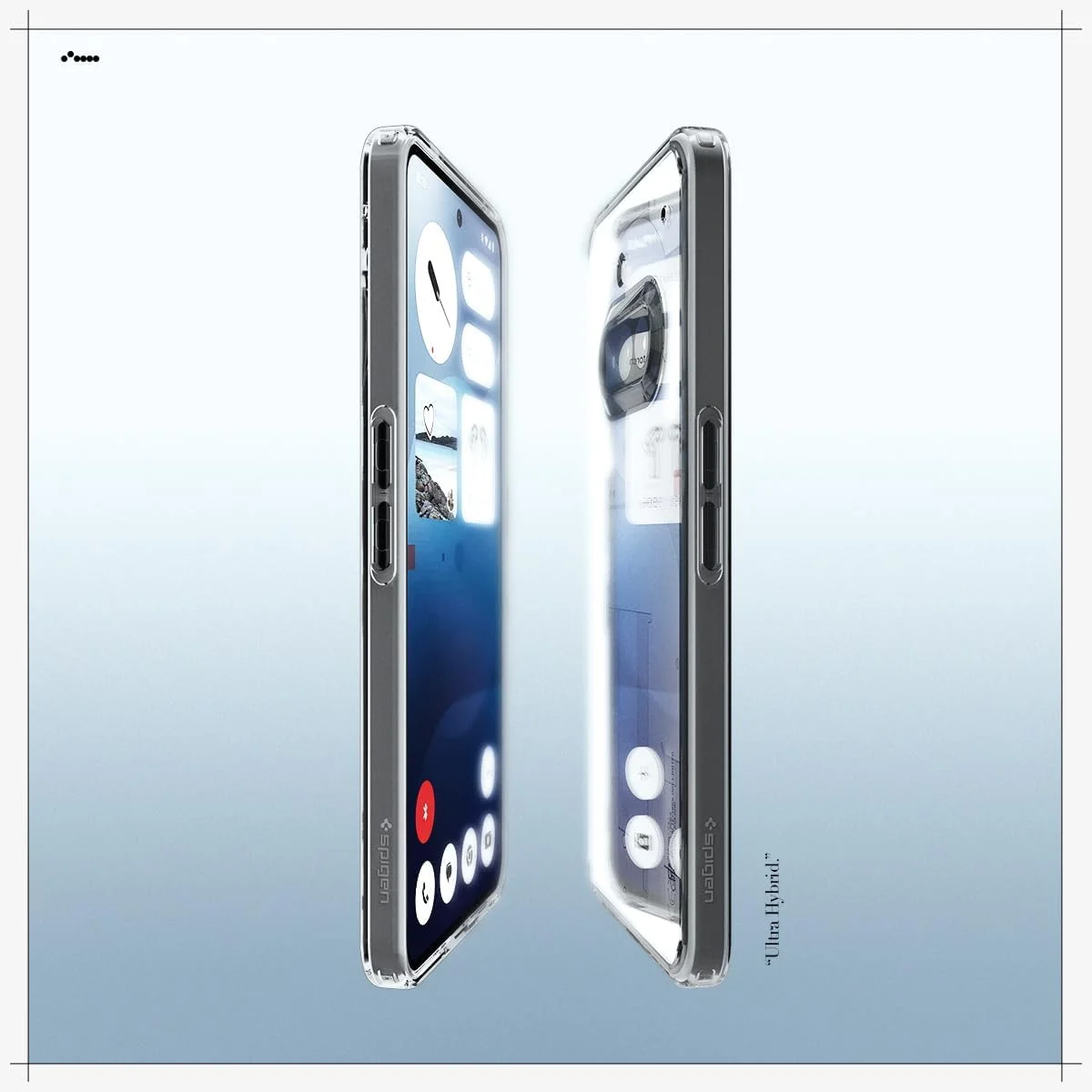 کاور محافظ گوشی ناتینگ فون (3a) مدل Spigen Ultra Hybrid - رنگ Space Crystal