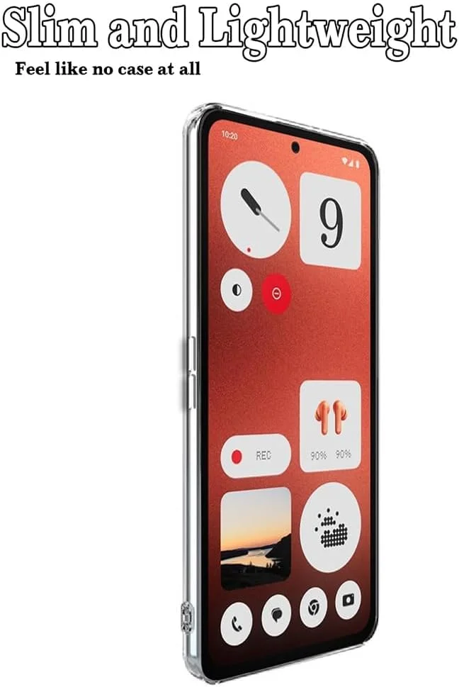 قاب محافظ پشتی نرم و نازک فوق العاده شفاف برای تلفن Nothing CMF Phone 1، با محافظت از دوربین، طراحی شده برای Nothing CMF Phone 1