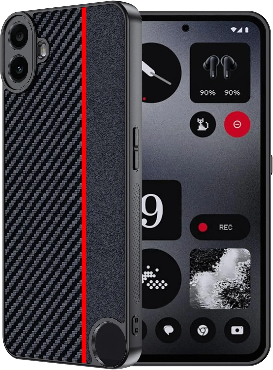 قاب گوشی ناتینگ CMF Phone 1، محافظت از دوربین با کیفیت بالا، مقاوم در برابر ضربه و خراش، کاور پشتی PC برای قاب محافظ ناتینگ CMF Phone 1